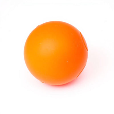 Orange squeaky ball