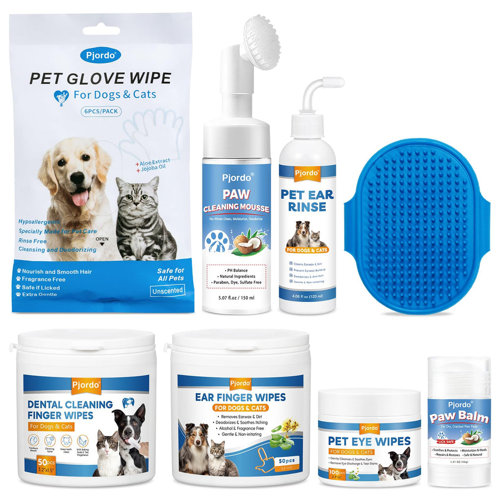 Premium Dog Cleaning Wipes for Paws, Ears & Eyes