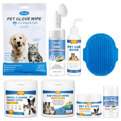 Premium Dog Cleaning Wipes for Paws, Ears & Eyes
