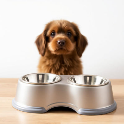 Stainless Steel Non-Slip Pet Bowl Set