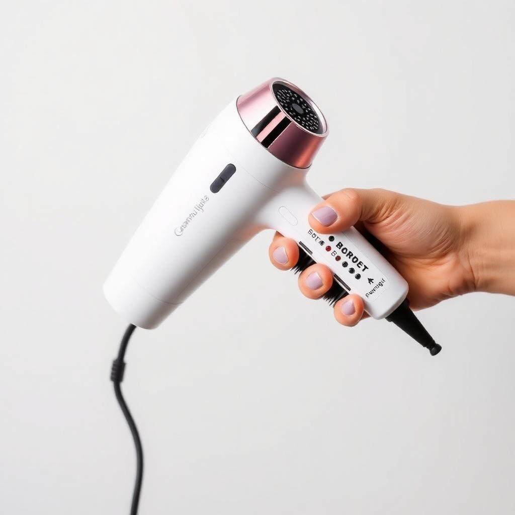 Pet Hair Dryer with Brush Attachment