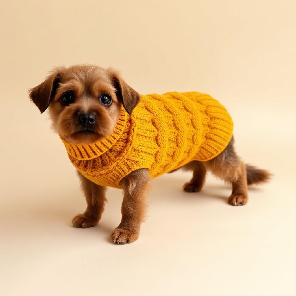 Cozy Knit Dog Sweater